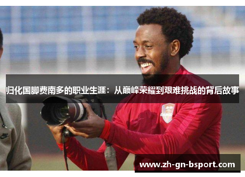 归化国脚费南多的职业生涯：从巅峰荣耀到艰难挑战的背后故事